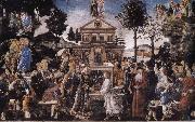 Sandro Botticelli The temptation of Christ oil painting artist